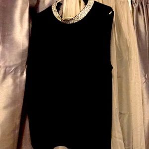 BLACK AND SILVER SHIRT